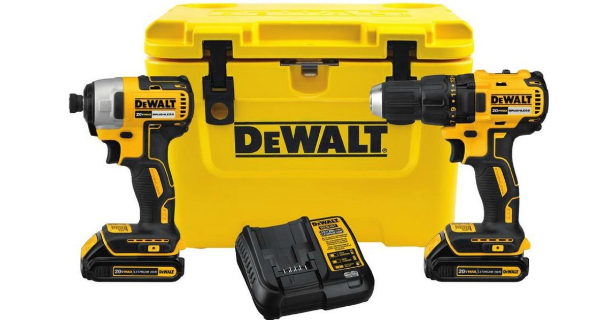 Lowe s DEWALT Lithium Ion Cordless Combo Kit Cooler Only 199