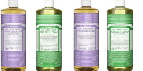 Amazon: Dr. Bronner’s Pure-Castile Liquid Soap 32oz Bottle Only $9.35 (Regularly $18)