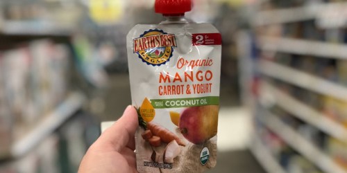 Target Shoppers: Earth’s Best Organic Pouches Only 90¢ + More (Just Use Your Phone)