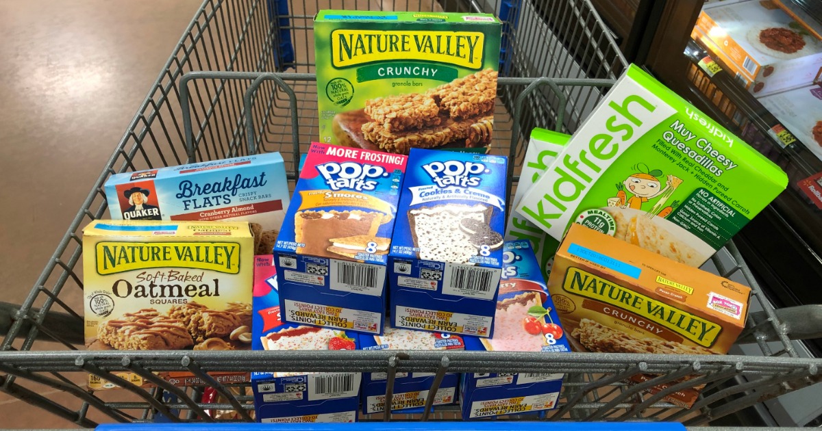 16 Snack Items UNDER 12 at Walmart After Cash Back (Stock the Pantry