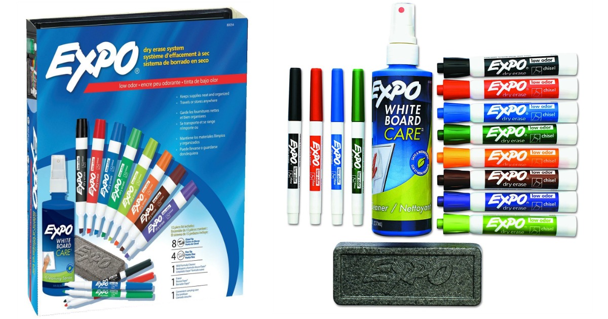 Amazon EXPO 15 Piece Dry Erase Marker Set Only 13.49 (Regularly 29)