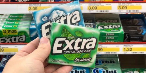 TWO Extra Gum Single Packs Only 49¢ at Target (Just 25¢ Each)