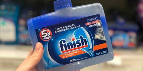 Target.com: TWO Finish Dishwasher Machine Cleaners Only $2.18 After Gift Card (Just $1.09 Each)