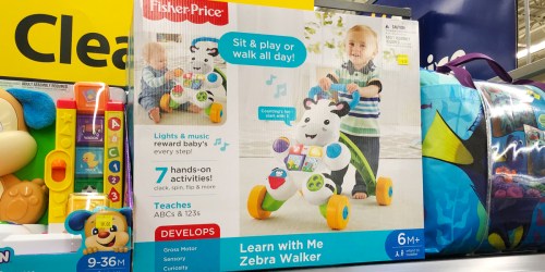 Fisher-Price Learn with Me Zebra Walker Possibly Only $9 at Walmart (Regularly $20)