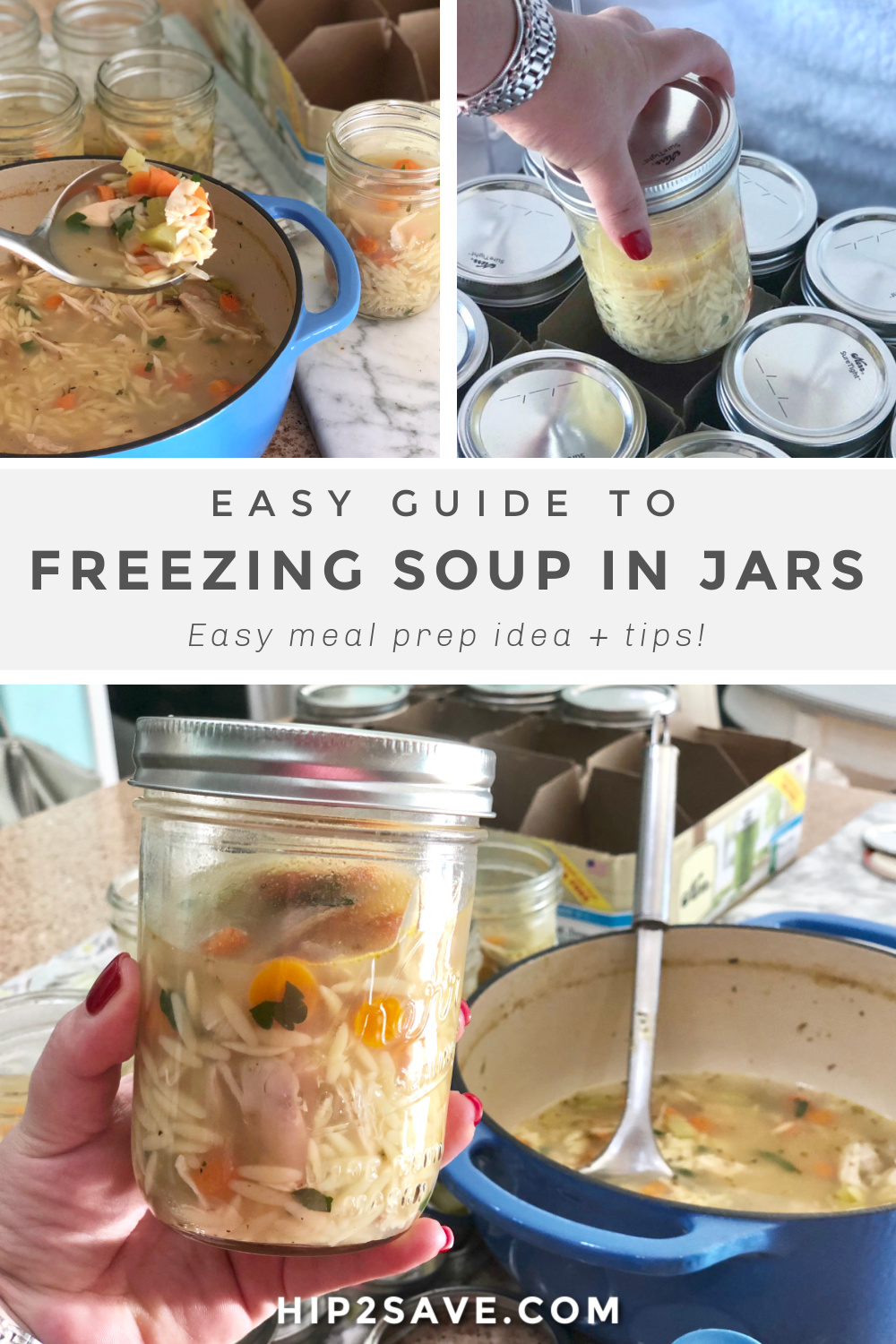 Freezing Soup in Glass