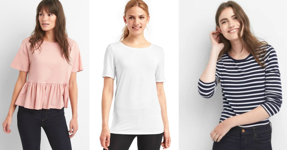 GAP Women's Tees As Low As $2.48 Shipped (Regularly $25) • Hip2Save