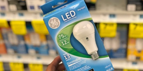 GE LED Light Bulbs ONLY $2.99 After Rewards at Rite Aid (Regularly up to $30)