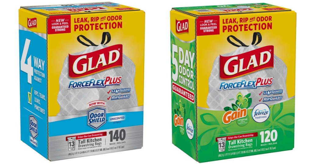 Sam's Club: Glad ForceFlexPlus Trash Bags Large 120-Count Box ONLY $12.54