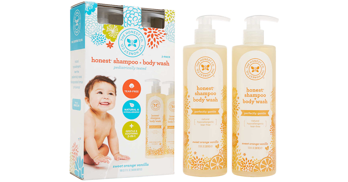 Costco: The Honest Company Shampoo + Body Wash 17oz Bottles 2-Pack Only ...