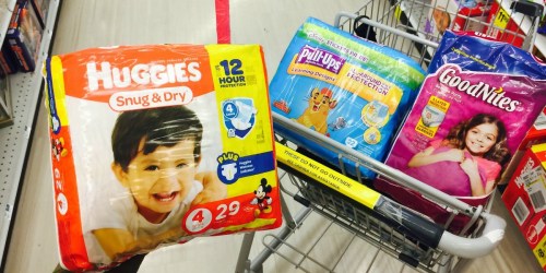 Huggies, Pull-Ups & GoodNites Only $1.50 Per Pack at Rite Aid After Rewards (Starting 1/7)