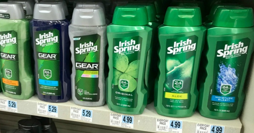 Irish Spring Body Wash Rite Aid Shelf