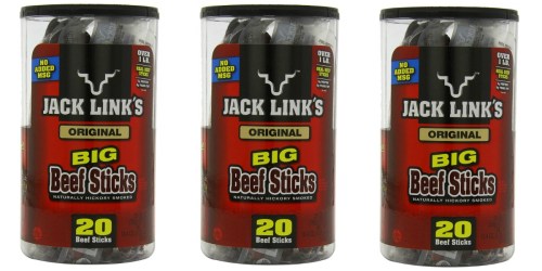 TWENTY Jack Link’s Original BIG Beef Sticks Only $7.46 Shipped (Just 37¢ Each)