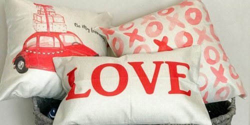 Valentine’s Day Pillow Covers ONLY $5.99