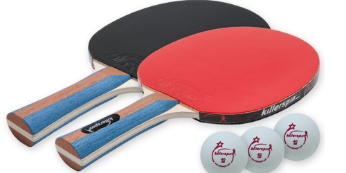 Amazon: Table Tennis Set Only $16.99 (Includes 2 Paddles AND 3 Balls)