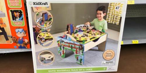 Walmart Clearance Find: KidKraft Rapid Waterfall Train Table as Low as $25 (Regularly $80)