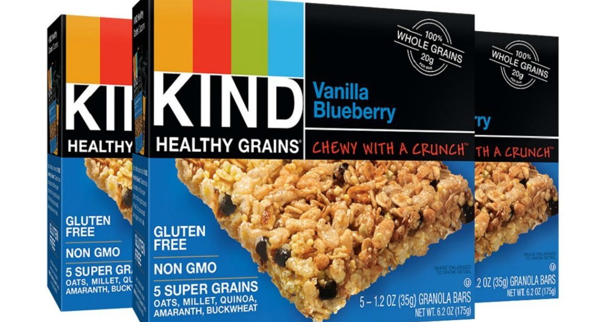 Amazon KIND Healthy Grains Gluten Free Granola Bars 15Count Box ONLY 6.90 Shipped