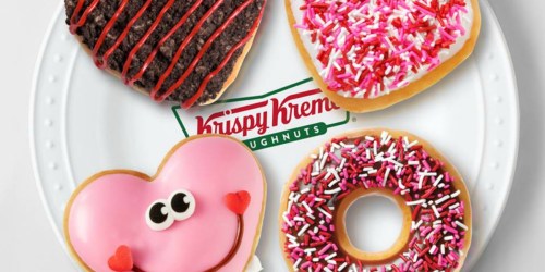 FREE Krispy Kreme Valentine’s Day Doughnut for Rewards Members (January 31st Only)