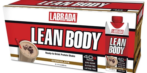 Amazon: Labrada Ready to Drink Protein Shakes 12-Pack Only $16 Shipped (Zero Sugar & Lactose Free)