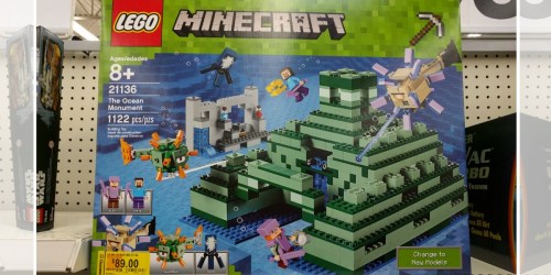 Walmart Clearance Find: LEGO Minecraft Ocean Monument Only $89 (Regularly $120) + More