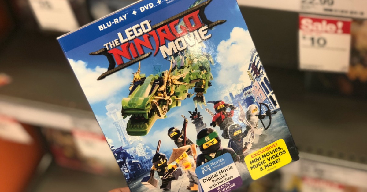 fordel bånd is The LEGO NINJAGO Movie Blu-ray + DVD + Digital Copy ONLY $10 (Regularly $23)
