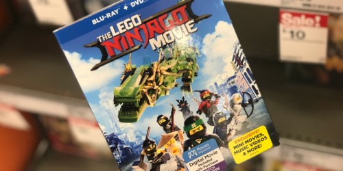 The LEGO NINJAGO Movie Blu-ray + DVD + Digital Copy ONLY $10 (Regularly $23)