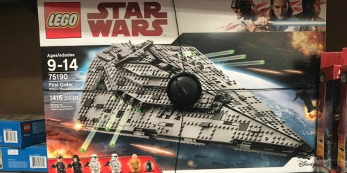 Walmart Clearance: LEGO Star Wars First Order Star Destroyer Only $79 (Regularly $160) + More