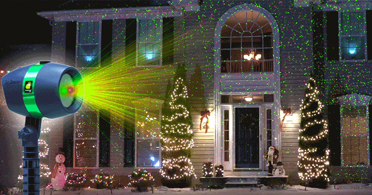 christmas projector lights star shower