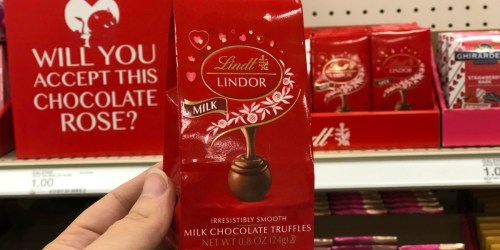New $1/1 Lindt Lindor Chocolate Coupon = FREE Valentine’s Mini Bags at Target