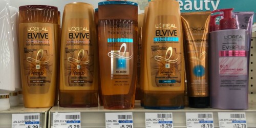 L’Oreal Elvive Shampoo & Conditioner Only $1.79 Each After Cash Back & CVS Rewards