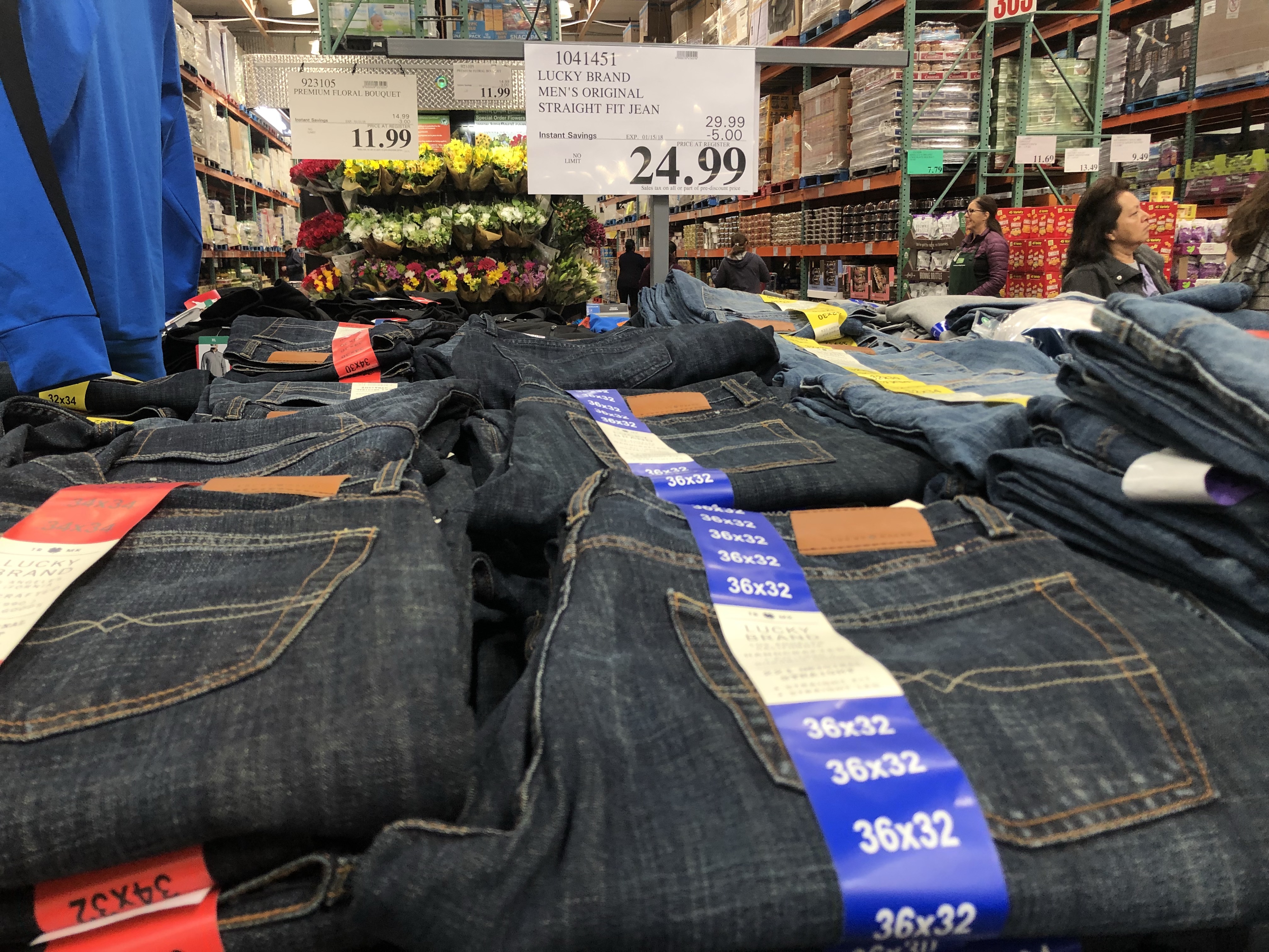 costco mens lucky jeans