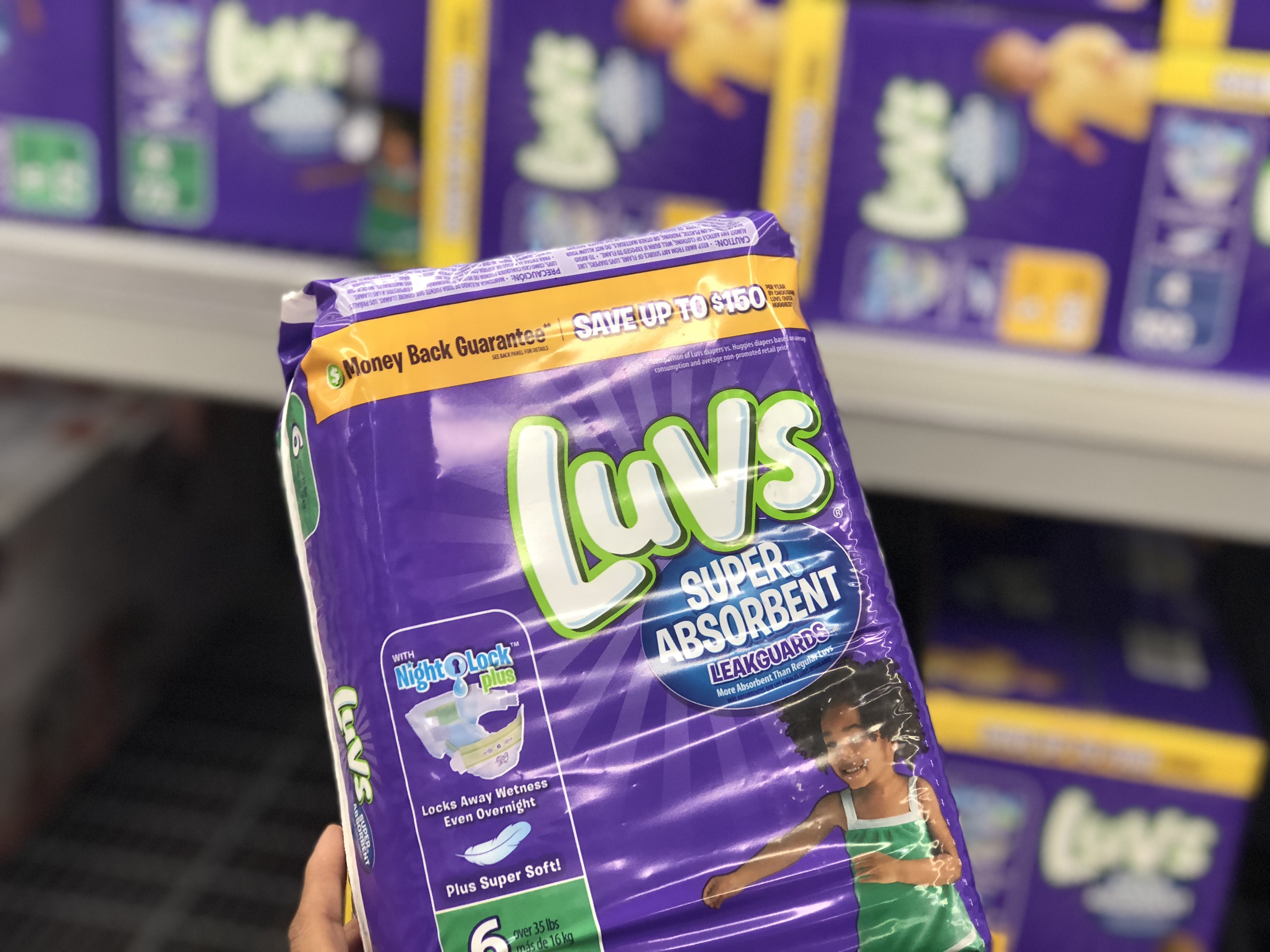 LUVS Ginormous Boxed Diapers Just 12.77 at Walmart After Ibotta