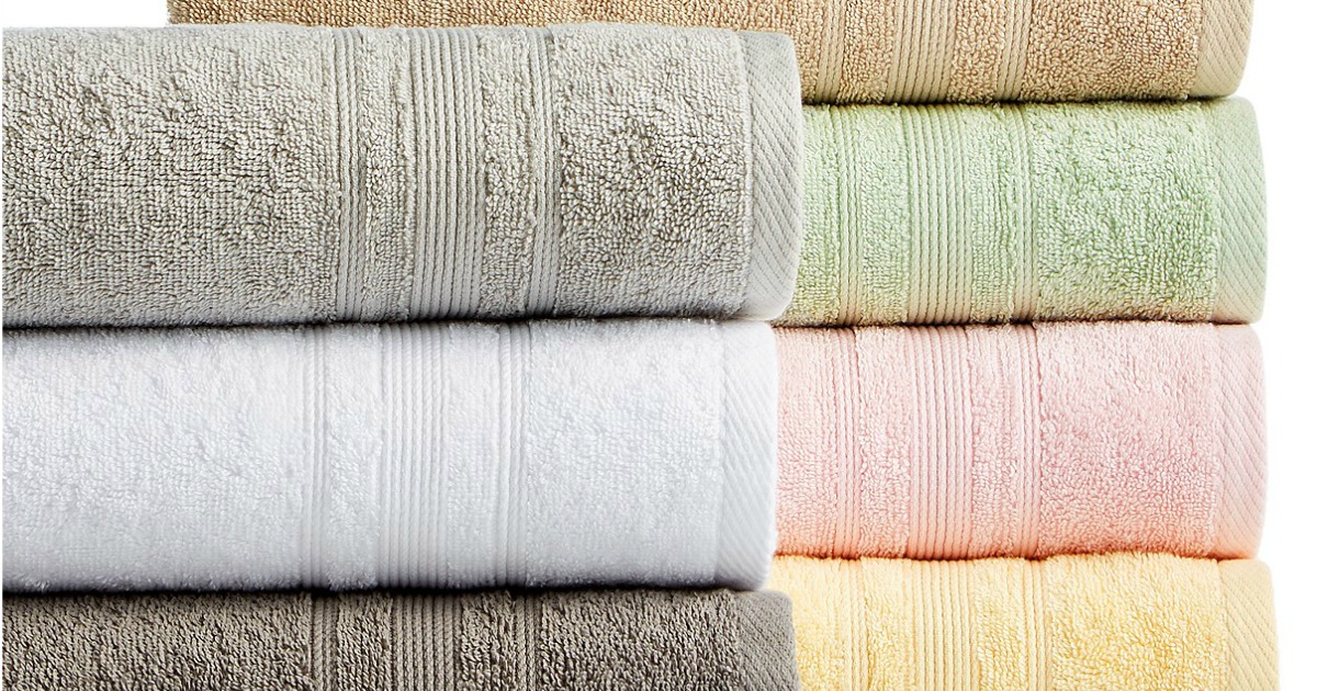 Highly Rated Cotton Bath Towels Only 3.99 (Regularly 16