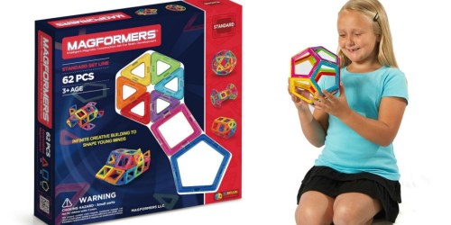 Magformers 62-Piece Magnetic Construction Set Just $44.99 Shipped (Regularly $100)