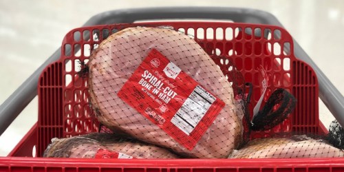 50% Off Market Pantry & Archer Farms Spiral Sliced Hams at Target (Just Use Your Phone)