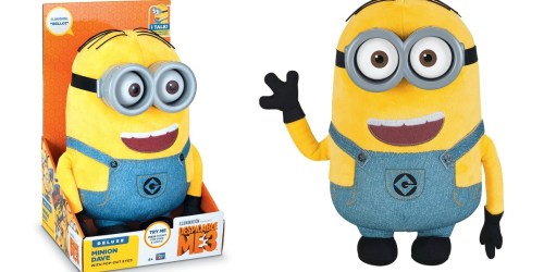 Amazon: Minion Dave Plush with Pop-Out Eyes Only $8.87 (Regularly $35) – Ships w/ $25 Order