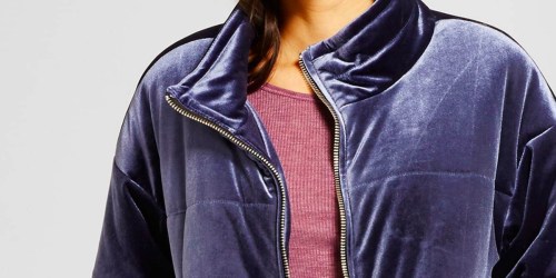 Target.com: Mossimo Women’s Velvet Puffer Jacket Only $14.98 (Regularly $50)