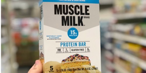 Muscle Milk Protein Bar 5-Packs Only $4.59 at Target (Just 92¢ Per Bar)