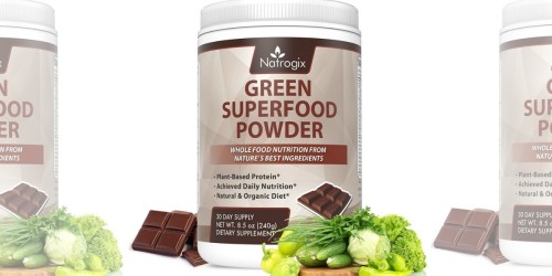 Amazon: Natrogix Green Superfood Chocolate Powder Only $10.94 (Great Reviews)