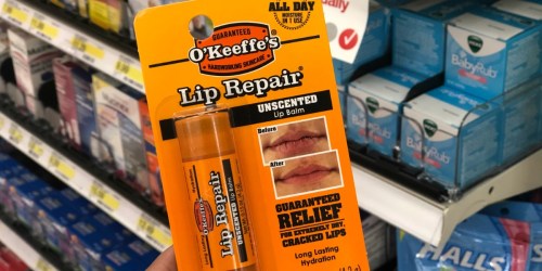 RARE $1/1 O’Keeffe’s Product Coupon = Lip Repair Only $2.39 at Target