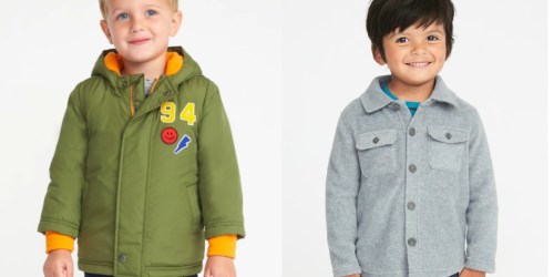 Extra 30% Off Old Navy Clearance = Toddler Boys Jacket Just $12.58 (Regularly $45) & More