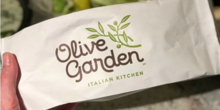 Olive Garden Entree, Salad or Soup AND Breadsticks ONLY $5.94