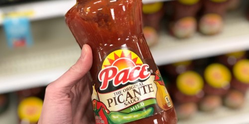 New $1/1 Pace Salsa or Picante Sauce Coupon = 24oz Bottle ONLY $1 at Target
