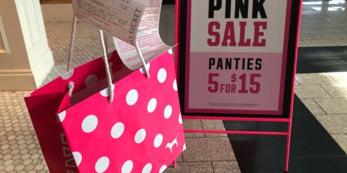FIVE Victoria’s Secret PINK Panties AND Knee High Socks Just $15 for ALL (In-Store Only)