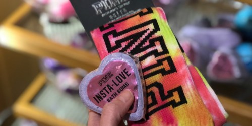 Victoria’s Secret PINK Bath Bomb AND Socks Just $3.95 for BOTH (Over $16 Value)