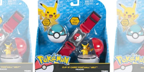 Pokemon Poke Ball Belt ONLY $3.85 (Regularly $20) – Ships w/ $25 Amazon Order