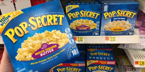 Walmart: Pop Secret Snack Size 10 Pack Only $2.27 (After Cash Back)