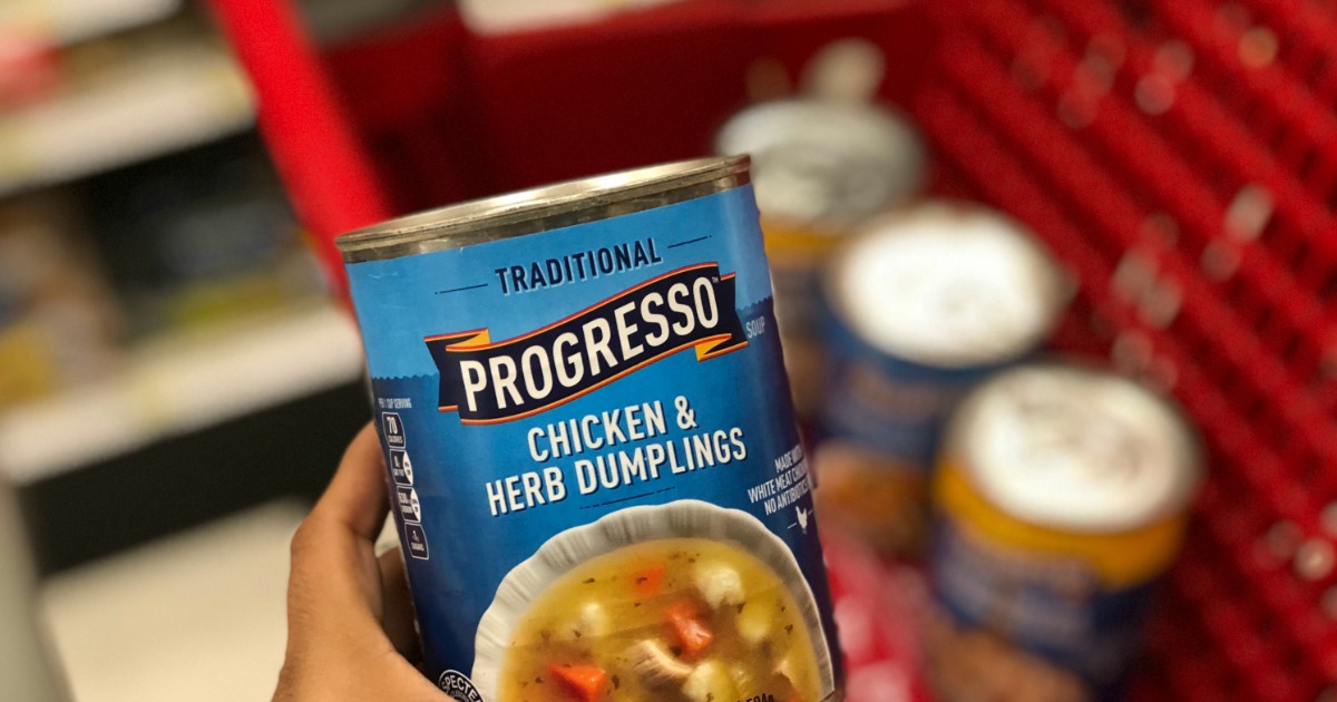 NEW Progresso Soup Coupons = As Low As 92¢ Per Can At Target