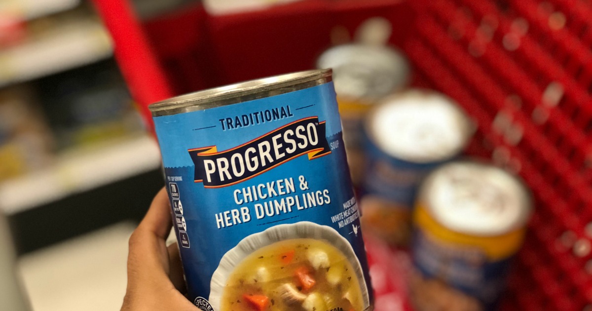 New Progresso Soup Coupons As Low As 92 Per Can At Target