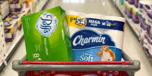 FIVE P&G Product Coupons = Nice Deal on Charmin, Bounty & Puffs at Target (After Gift Card)