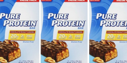 Pure Protein Bars 6-Pack ONLY $2.90 (Ships w/ $25+ Amazon Order)